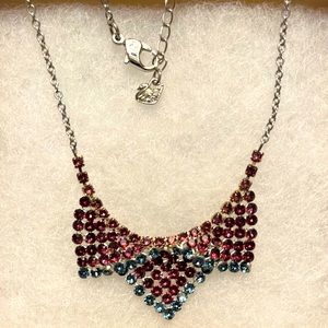 Swarovski multi-color collar necklace
